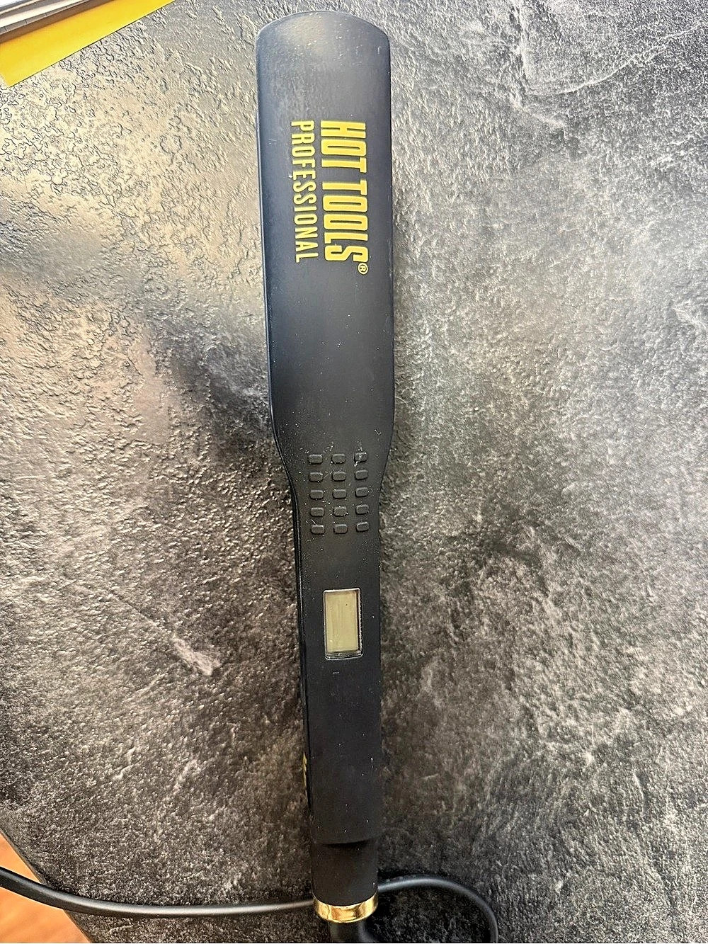 Hot Tools Professional Digital Flat Iron Black & Gold